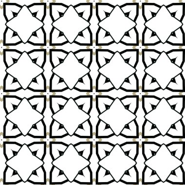 geometrik şekil tasarımlı kusursuz desen