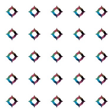 Geometrik süslemeli vektör deseni. Kusursuz tasarım dokusu.