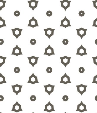 Geometrik süslemeli vektör deseni. Kusursuz tasarım dokusu.