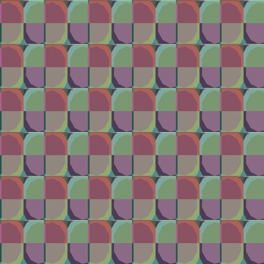 Soyut geometrik şablonun vektör çizimi