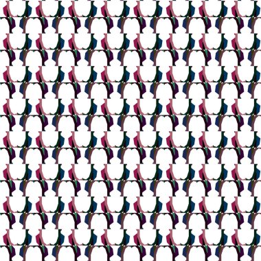 Soyut geometrik dikişsiz desen. Duvar kağıtları, arkaplanlar, yüzey dokuları için vektör çizimi 