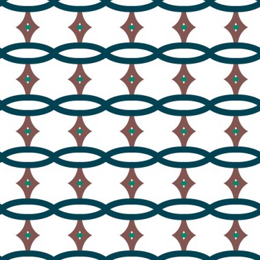 Geometrik süslemeli vektör deseni. Kusursuz tasarım dokusu.