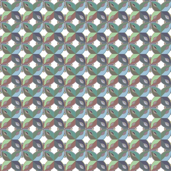 Geometrik süslemeli vektör deseni. Kusursuz tasarım dokusu.