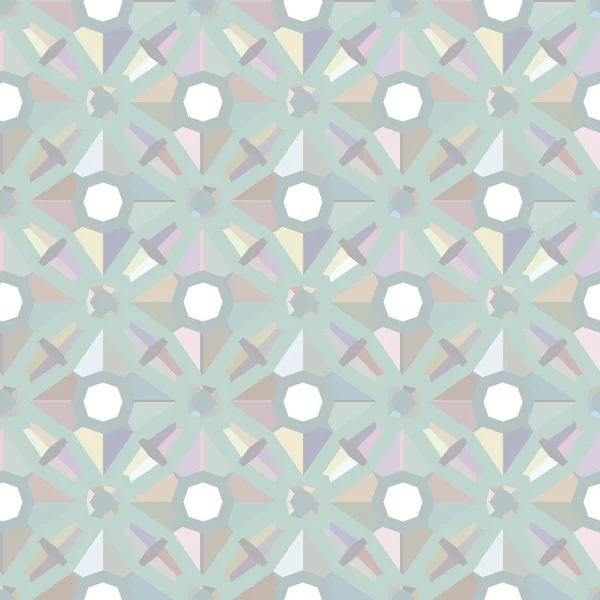 farklı geometrik şekillere sahip soyut, pürüzsüz desensiz vektör çizimi