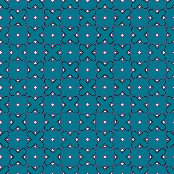 Geometrik süslemeli vektör deseni. Kusursuz tasarım dokusu.