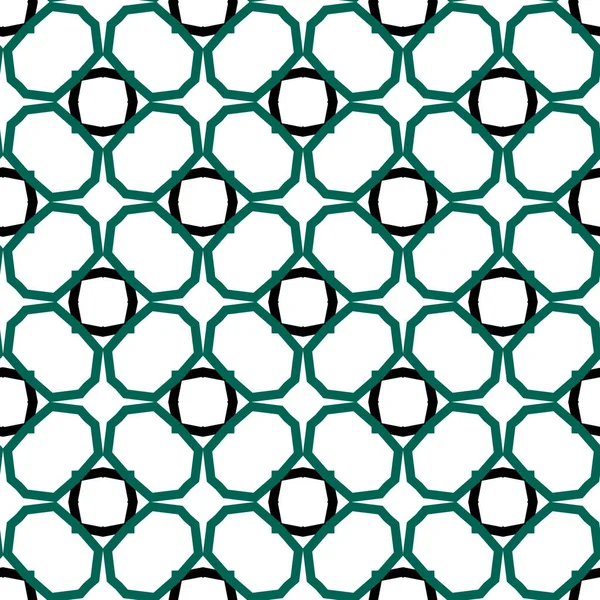 Geometrik süslemeli vektör deseni. Kusursuz tasarım dokusu. 