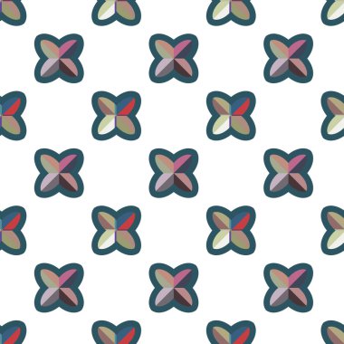 Soyut geometrik şekilli kusursuz desen