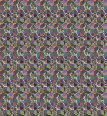 geometrik şekil tasarımlı kusursuz desen