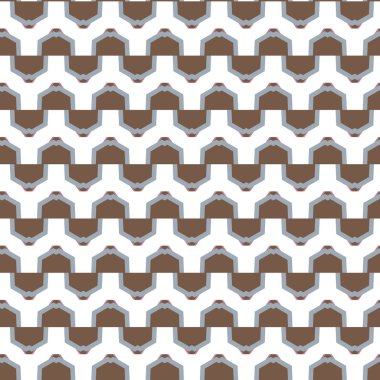 farklı geometrik şekillere sahip soyut, pürüzsüz desensiz vektör çizimi