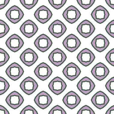 Geometrik süslemeli vektör deseni. Kusursuz tasarım dokusu.