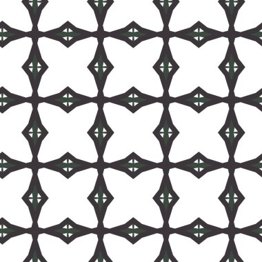 Geometrik süslemeli vektör deseni. Kusursuz tasarım dokusu.