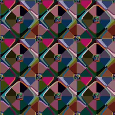 Kusursuz şablon arkaplan, soyut vektör çizimi 