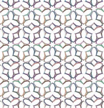 geometrik elementlerle kusursuz arkaplan, vektör illüstrasyonu 