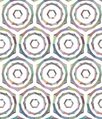 Geometrik süslemeli vektör deseni. Kusursuz tasarım dokusu.