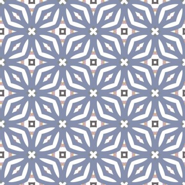 Geometrik süslemeli vektör deseni. Kusursuz tasarım dokusu.
