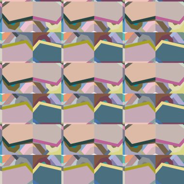 geometrik şekil tasarımlı kusursuz desen