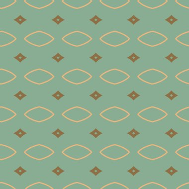 seamless pattern with hearts and leaves