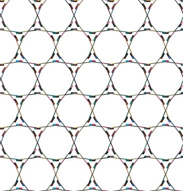 geometrik şekil tasarımlı kusursuz desen