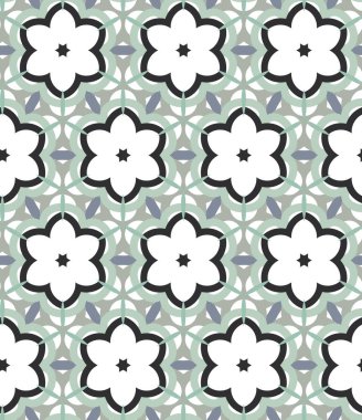 geometrik şekil tasarımlı kusursuz desen