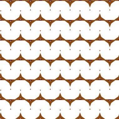 Geometrik süslemeli vektör deseni. Kusursuz tasarım dokusu.