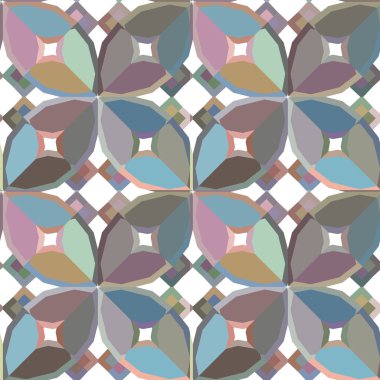 Soyut geometrik şablonun vektör çizimi