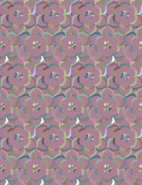 Geometrik süslemeli vektör deseni. Kusursuz tasarım dokusu.