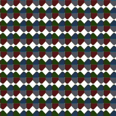 Geometrik süslemeli vektör deseni. Kusursuz tasarım dokusu.