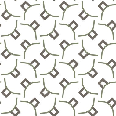 Soyut geometrik dikişsiz desen. Duvar kağıtları, arkaplanlar, yüzey dokuları için vektör çizimi 