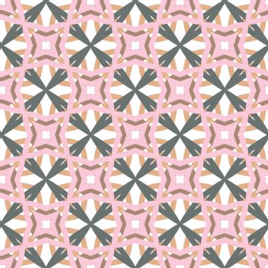 geometrik şekil tasarımlı kusursuz desen