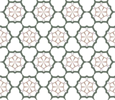 geometrik şekil tasarımlı kusursuz desen