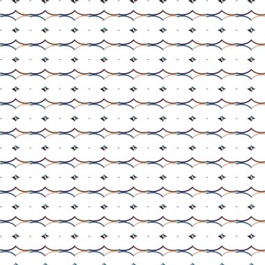 Geometrik süslemeli vektör deseni. Kusursuz tasarım dokusu.