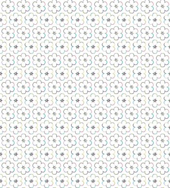 Geometrik süslemeli vektör deseni. Kusursuz tasarım dokusu. 