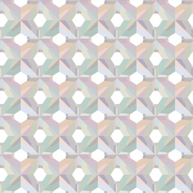 geometrik şekil tasarımlı kusursuz desen