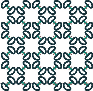 geometrik şekil tasarımlı kusursuz desen