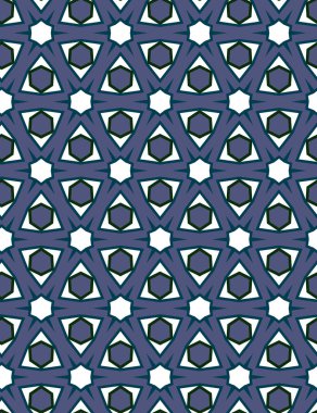 Soyut geometrik şablonun vektör çizimi