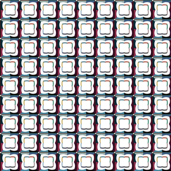 Geometrik Şekil Tasarımlı Kusursuz Desen — Stok Vektör