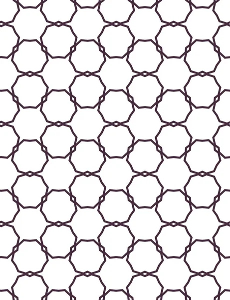 Безшовний Чорно Білий Орнамент Сучасний Геометричний Візерунок Повторюваними Елементами — стоковий вектор