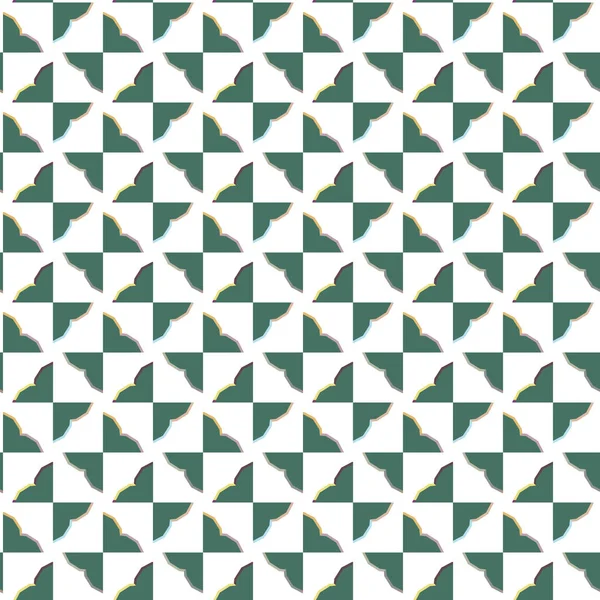 Geometrik süslemeli vektör deseni. Kusursuz tasarım dokusu.