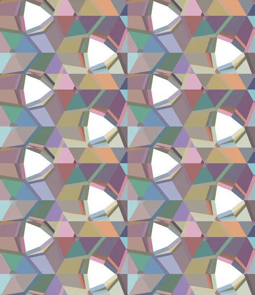 Fondo Abstracto Multicolor Geométrico Poligonal — Vector de stock