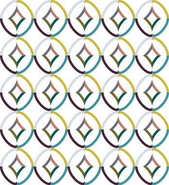 Geometrik süslemeli vektör deseni. Kusursuz tasarım dokusu.