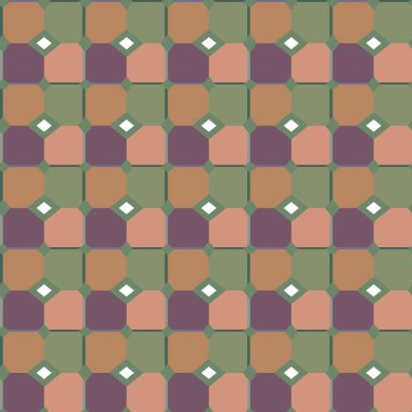 geometrik şekil tasarımlı kusursuz desen