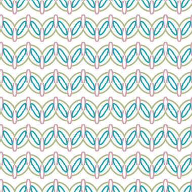 Soyut geometrik şekilli kusursuz desen