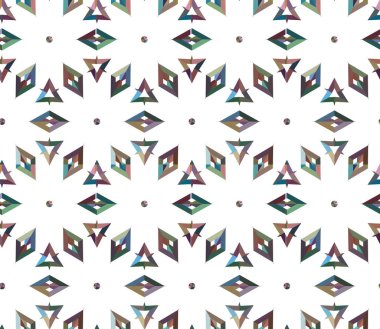 Soyut geometrik şablonun vektör çizimi