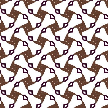 Modern geometrik vektör tasarımı, kusursuz desen çizimi