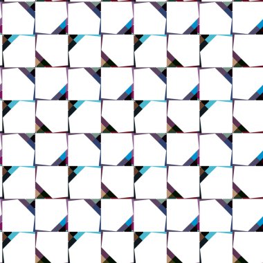 Modern geometrik vektör tasarımı, kusursuz desen çizimi