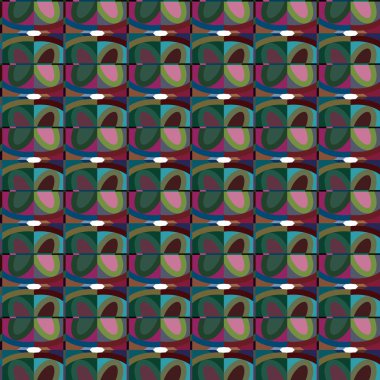 Soyut geometrik şablonun vektör çizimi