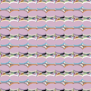 geometrik şekil tasarımlı kusursuz desen