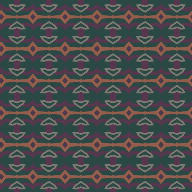 Soyut geometrik şekilli kusursuz desen