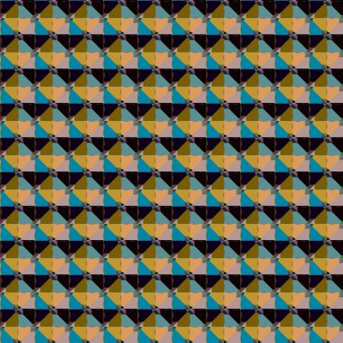 geometrik şekil tasarımlı kusursuz desen