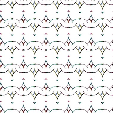 geometrik şekil tasarımlı kusursuz desen